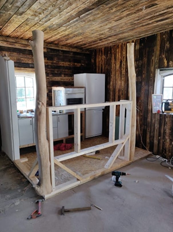 Hjemmebygget gildesal